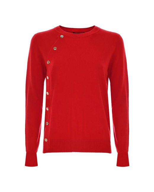 Round-Neck Knitwear Kocca en coloris Red