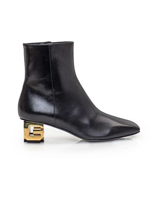 Givenchy Black Cube ankle boot