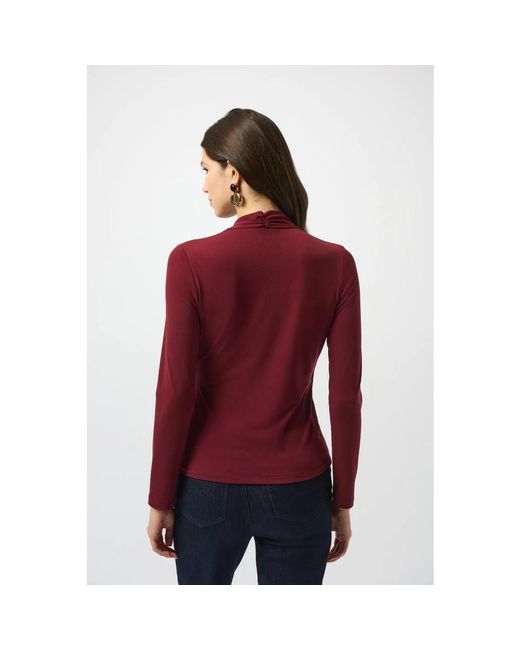 Joseph Ribkoff Red Long Sleeve Tops