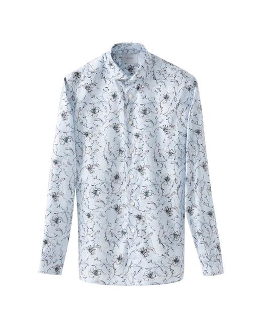 Eton of Sweden Blue Casual Shirts for men
