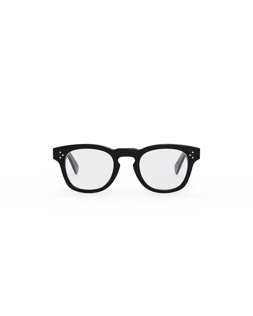 Céline Accessoires ,Zwart ,Vierkante Brilmonturen Met Meekleurende Glazen in het Black