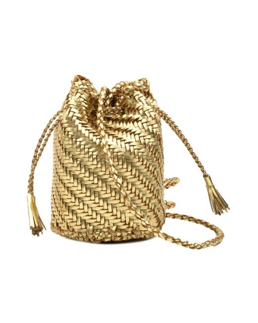 Dragon Diffusion Double Jump Pompom Tas in het Metallic