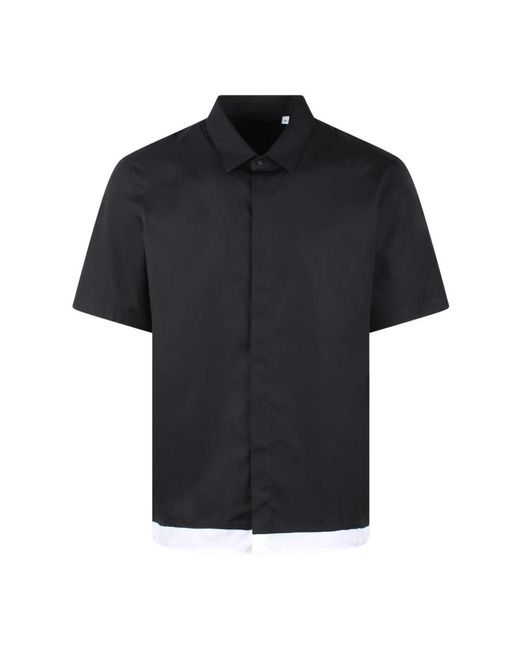 Neil Barrett Black Short Sleeve Shirts for men