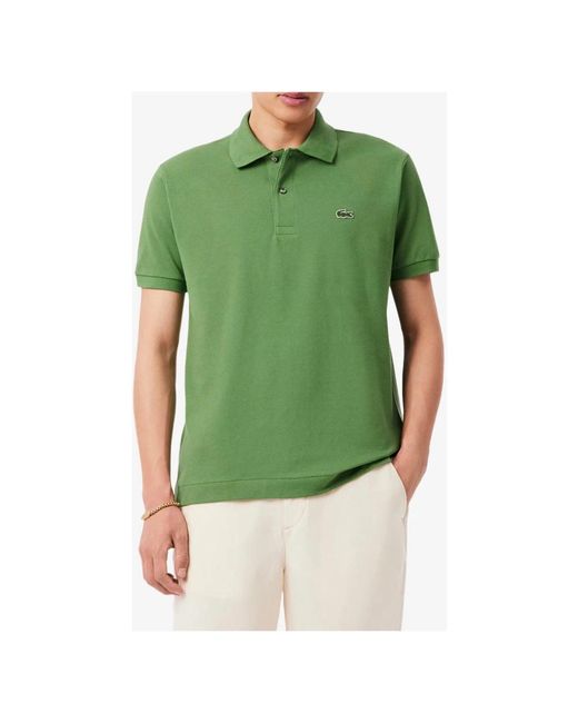 Lacoste Green Polo Shirts for men