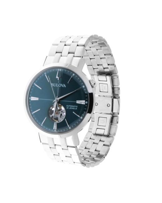 Bulova Accessoires ,Blauw ,Horloge in het Metallic
