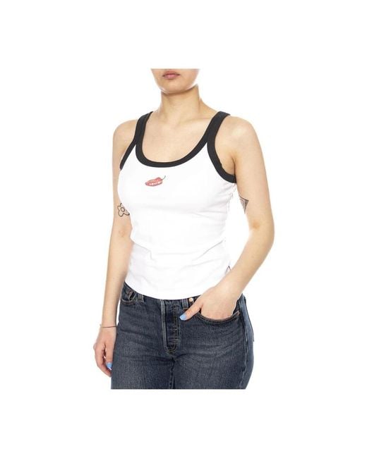 Levi's Graphic Essential Tank Top in het White