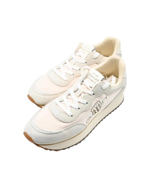 Gant White Hellbeige sneakers