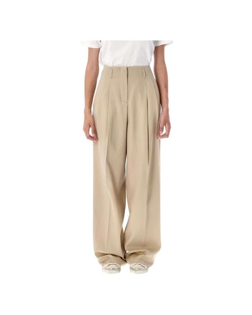 Golden Goose Deluxe Brand Natural Wide Trousers