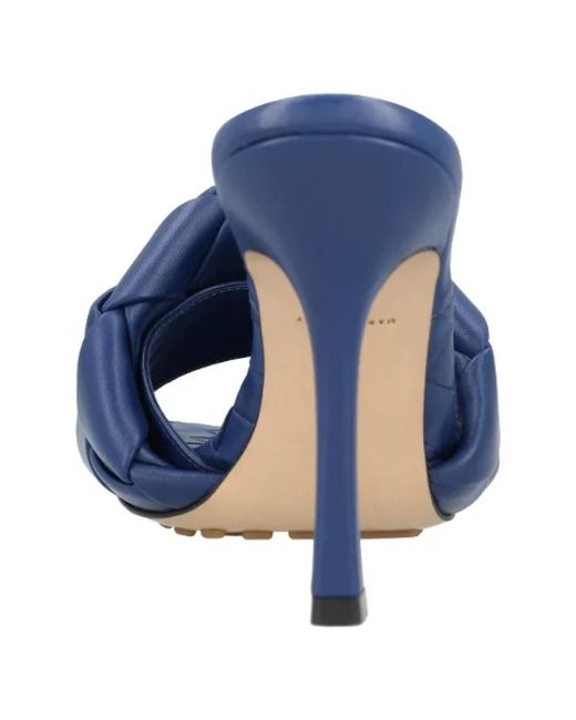 Shoes > heels > heeled mules Bottega Veneta en coloris Blue