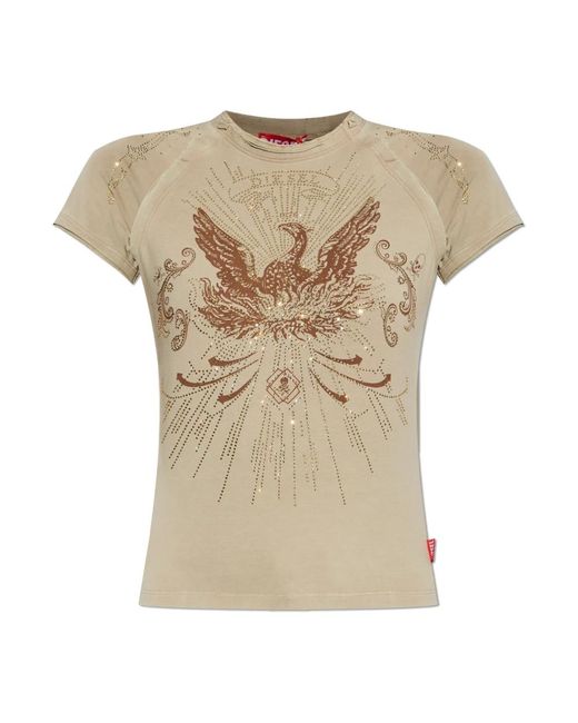 T-Shirts DIESEL de color Natural