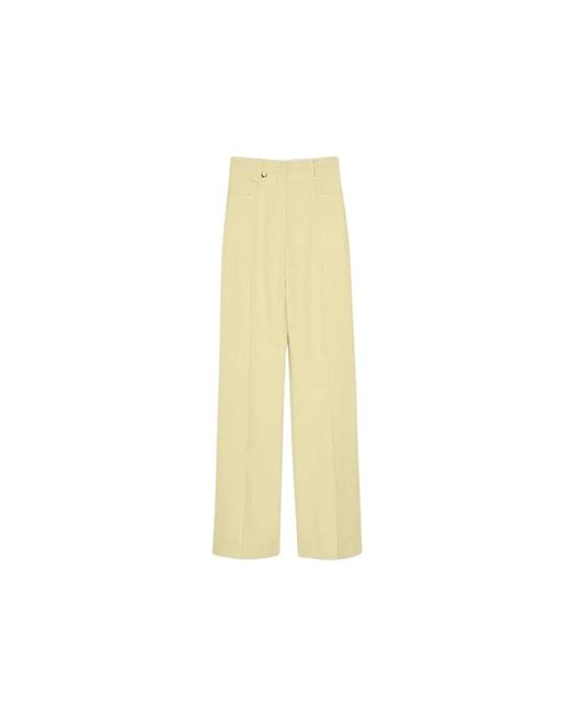 Jacquemus Yellow Wide Trousers