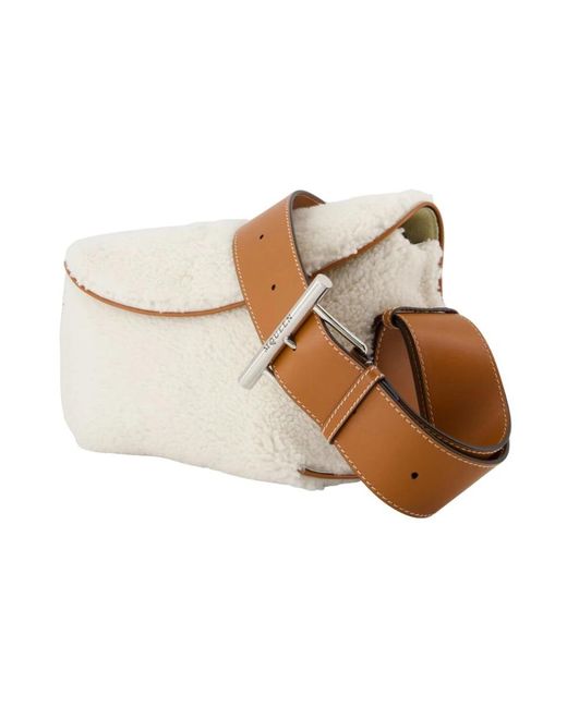 McQueen Natural T-bar Sling Crossbody