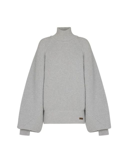 Turtlenecks Balmain de color Gray