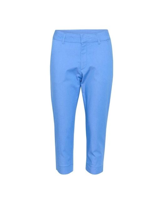Kaffe Blue Cropped Trousers