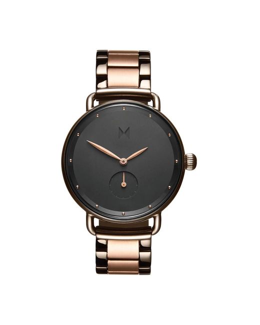 MVMT Accessoires ,Veelkleurig ,36 Mm Rond Horloge in het Black