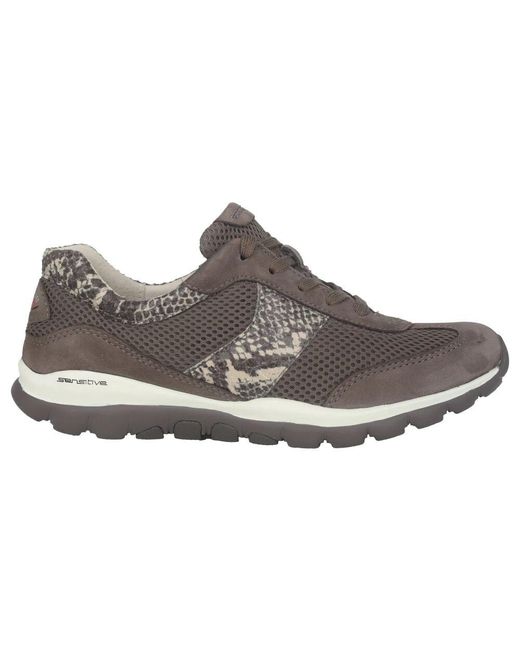 Gabor Gray Rollender Sneaker