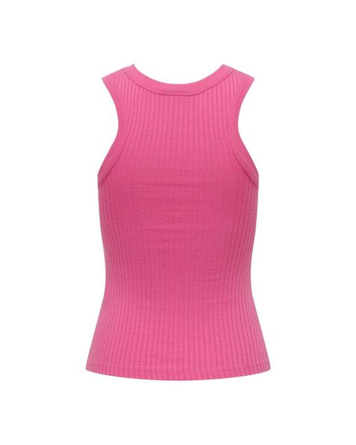 Jacqueline De Yong Pink Es tank top