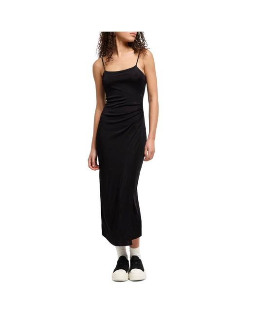 ARMANI EXCHANGE Black Schwarzes Kleid Stil Xw000363 Af12979