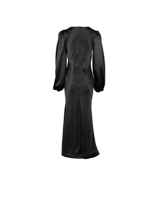 ACTUALEE Kleedjes ,Zwart ,Polyester Damesjurk Van Polyesterstof in het Black
