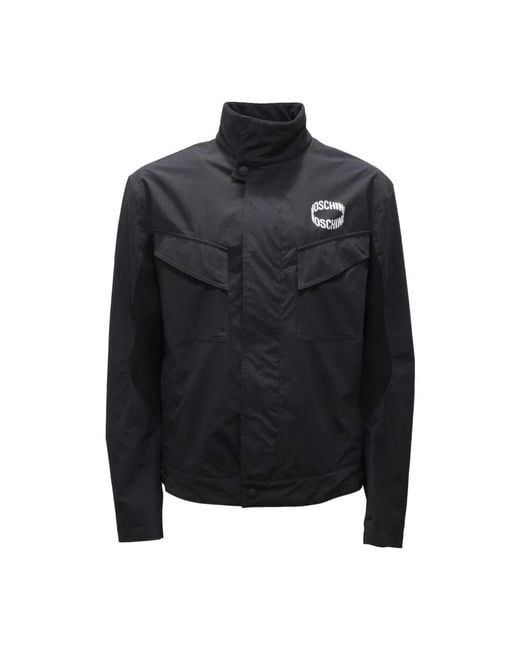 Moschino Black Light Jackets for men