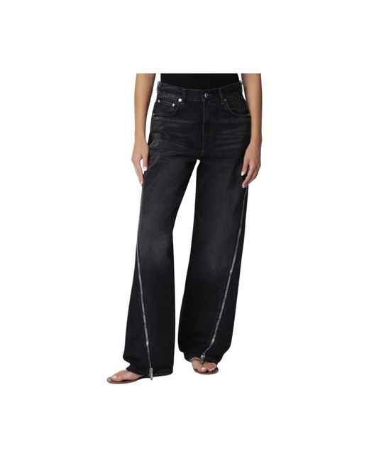 Haikure Black Straight Fit Jeans