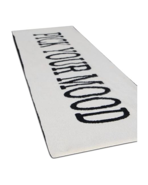 Alberta Ferretti Black Winter Scarves