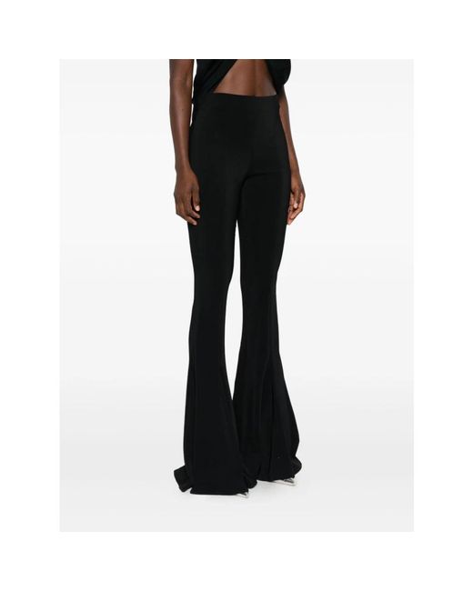 Amen Black Wide Trousers