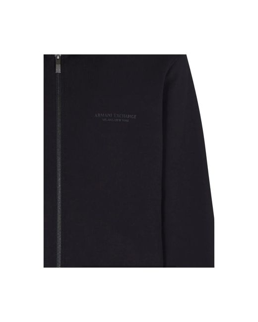 ARMANI EXCHANGE Blue Zip-Throughs for men