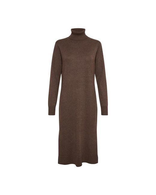 Saint Tropez Brown Knitted Dresses
