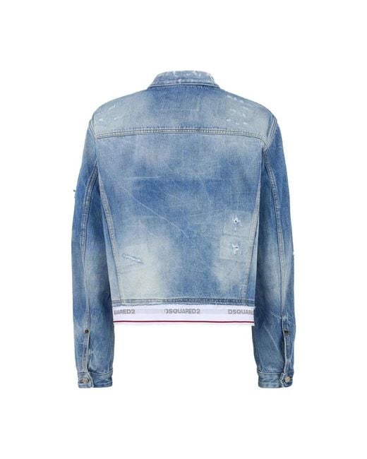 Denim Jackets DSquared² pour homme en coloris Blue
