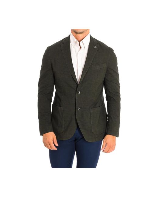 La Martina Black Blazers for men