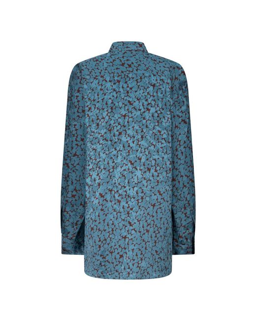 Dries Van Noten Blue Casual Shirts for men