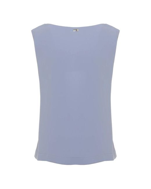 Sleeveless Tops Herno de color Blue