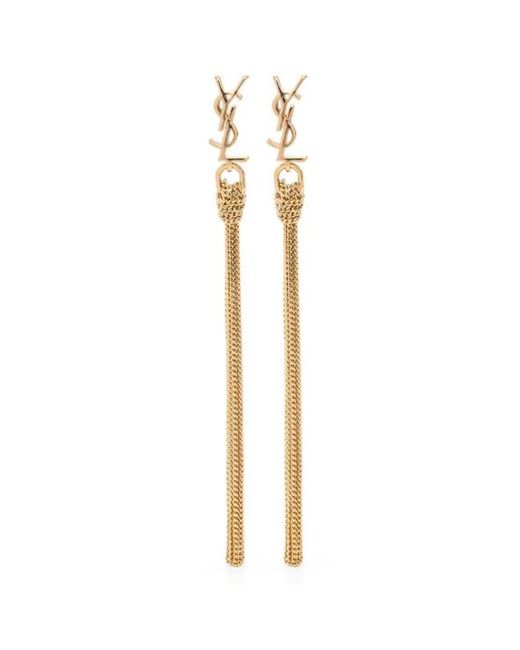 Saint Laurent Metallic Earrings