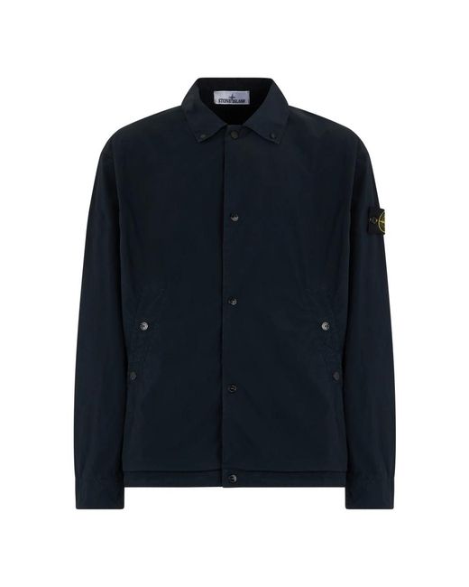 Stone Island Shirt Jacket in het Blue voor heren