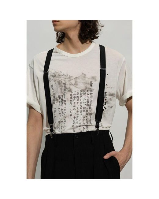 Braces di Y-3 in Black da Uomo