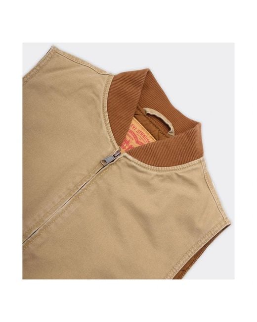 Levi's Vests in het Natural voor heren