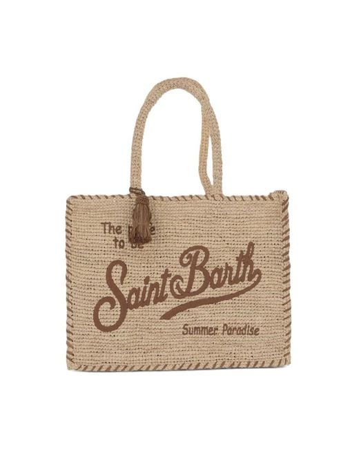 Mc2 Saint Barth Natural Shopping Bags