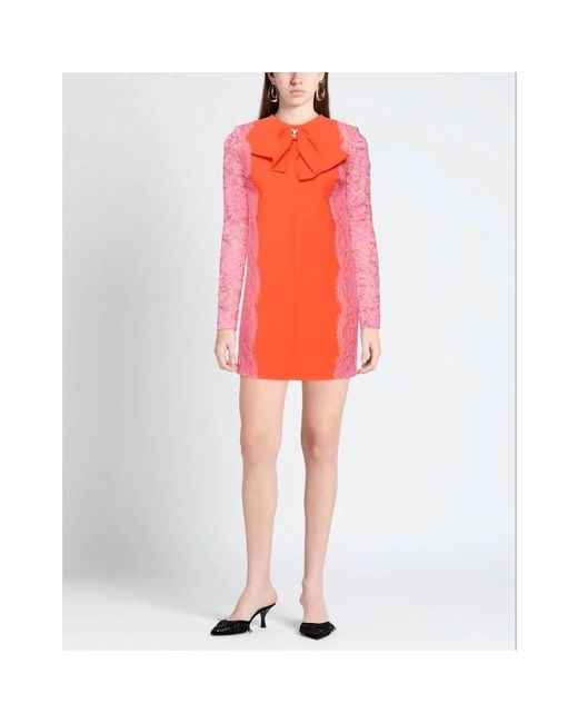Elisabetta Franchi Red Short Dresses