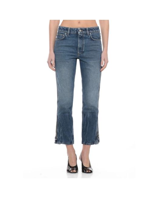 Rabanne Blue Cropped Jeans