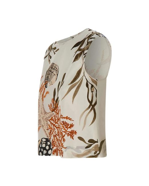 Marella Multicolor Sleeveless Tops