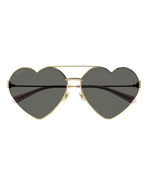 Gucci Gray Stilvolle sonnenbrille für frauen