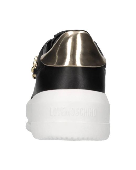 Love Moschino Black Sneakers