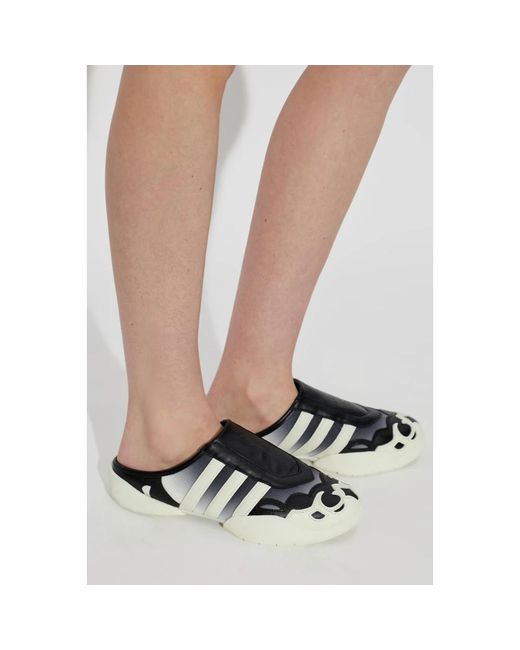Mules Y-3 en coloris Black