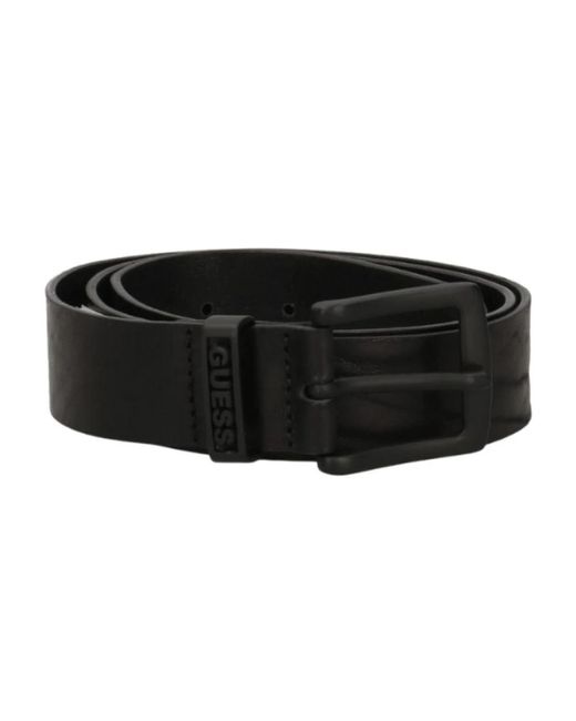 Guess Leder Gürtel in Black für Herren