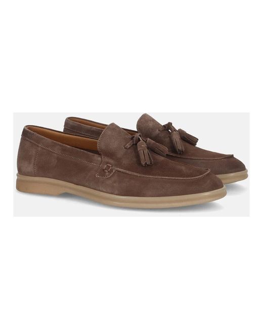 Loafers di Sangiorgio in Brown da Uomo