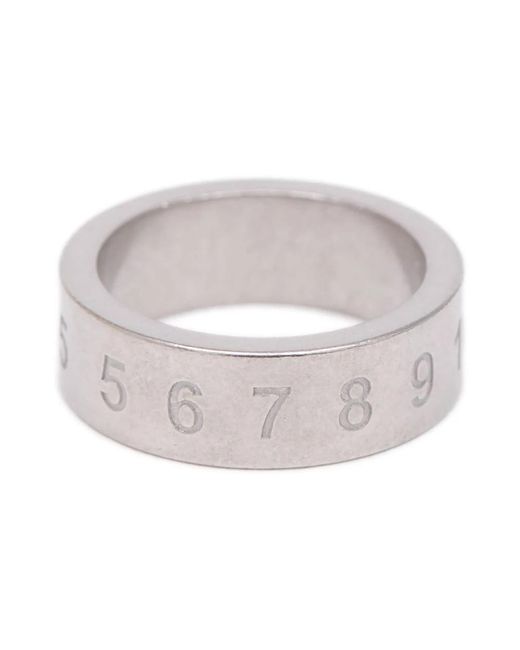 Maison Margiela Numerical Ring in Gray für Herren