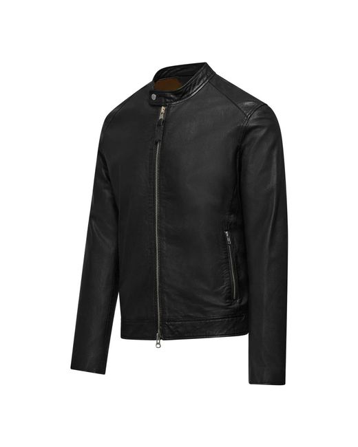 Leather Jackets Bomboogie de hombre de color Black