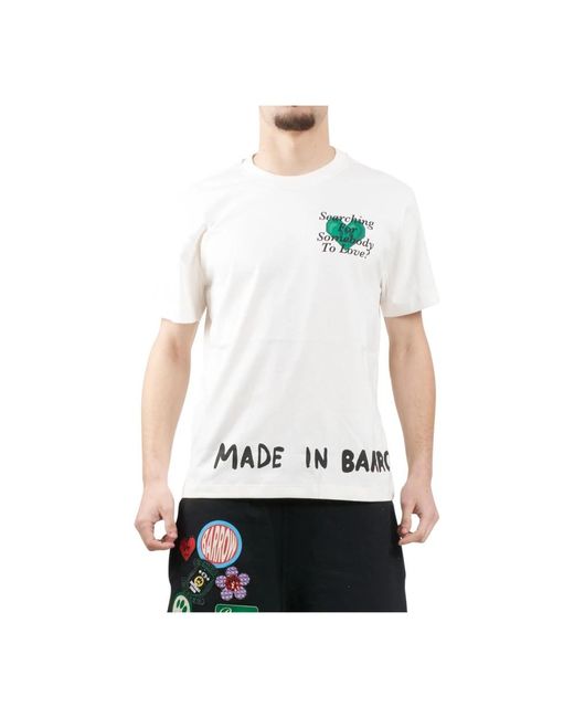 T-Shirts di Barrow in White da Uomo