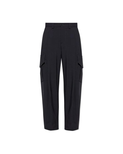 Giorgio Armani Wide Trousers in het Blue voor heren